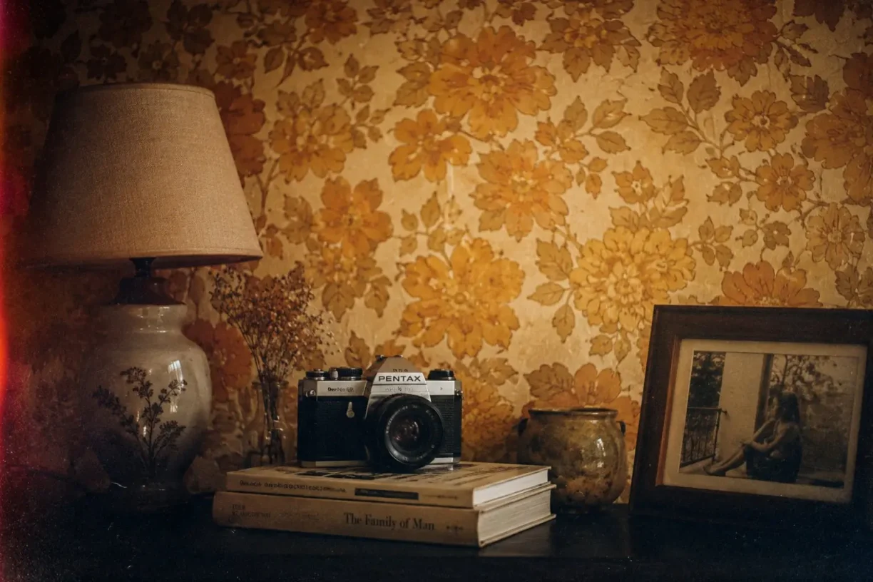 papier-peint-vintage et photo
